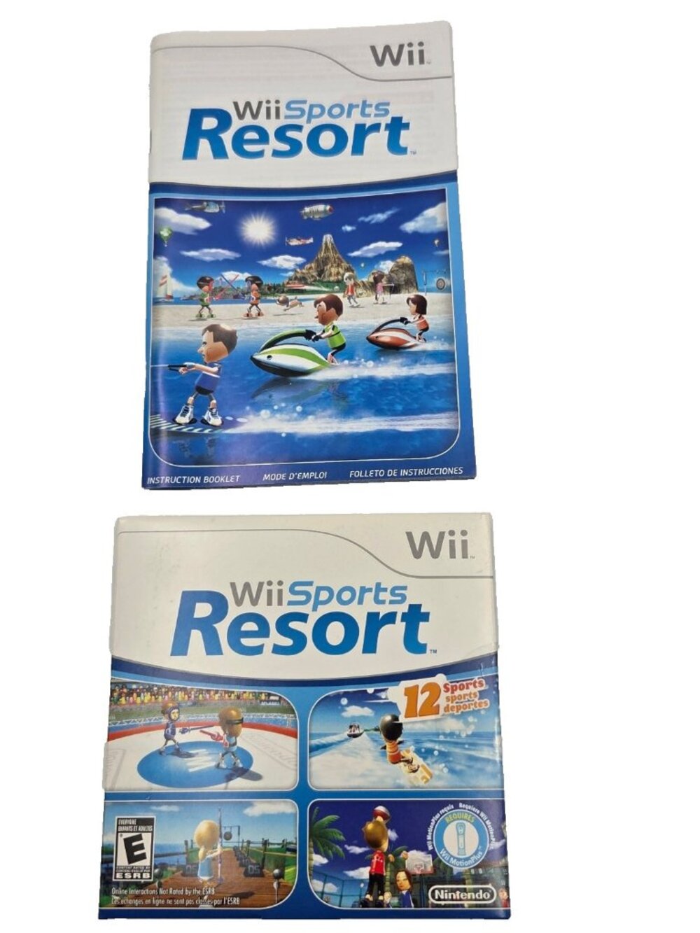 Wii Sports Resort Nintendo Brand New Factory Sealed Video Game Cardboard Read